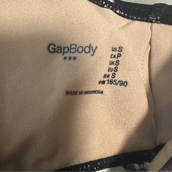 Gap Body Black White‎ Stripe Bikini Top S - Picture 4 of 6